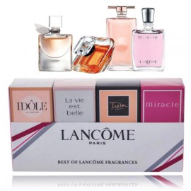 Lancome Best Fragrances Mini EDP miniatiūrų rinkinys moterims ( Tresor 7,5 ml. + Idole 5 ml. + La Vie Est Belle 4 ml. + Miracle 5 ml.)