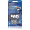 Gillette Sensor3 skustuvas ir 5 keičiamos galvutės