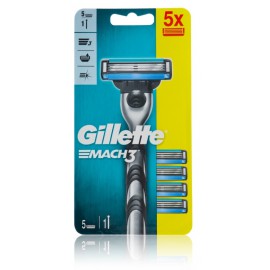 Gillette Mach3 skustuvas ir 5 keičiamos galvutės