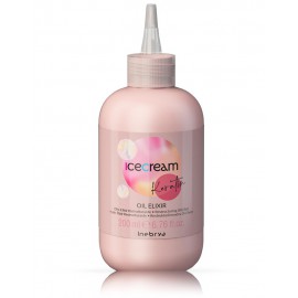 Inebrya Ice Cream Keratin Oil Elixir восстанавливающее масло для волос - сыворотка с кератином