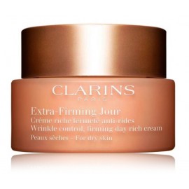 Clarins Extra-Firming Jour Firming Day Rich Cream dieninis veido kremas sausai odai