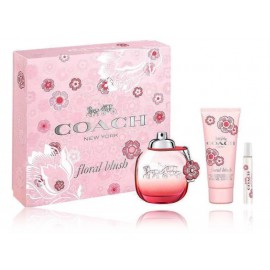 Coach Coach Floral Blush rinkinys moterims (90 ml. EDP + 7,5 ml. EDP + 100 ml. kūno losjonas)