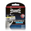 Wilkinson Sword Quattro Titanium Precision skustuvo galvutės