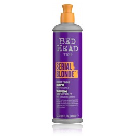 Tigi Bed Head Serial Blonde Purple Toning šampūnas šviesiems plaukams su violetiniais pigmentais