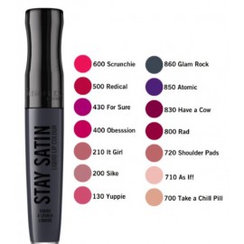 Rimmel Stay Satin skysti lūpų dažai 5,5 ml.