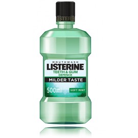 Listerine Teeth & Gum Defense Soft Mint burnos skalavimo skystis