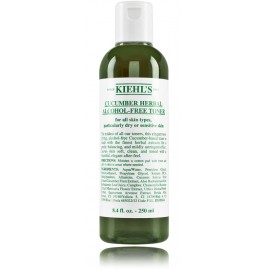 Kiehl's Cucumber Herbalal Alcohol-Free veido tonikas sausai ir jautriai odai be alkoholio