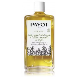 Payot Herbier Revitalizing Body Oil gaivinantis kūno aliejus su eteriniu čiobrelių aliejumi