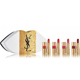 Yves Saint Laurent Rouge Volupte Shine Mini Lipstick lūpų dažų rinkinys (4 spalvos)