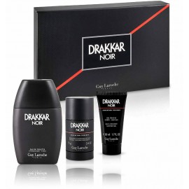 Guy Laroche Drakkar Noir rinkinys vyrams (EDT 50 ml. + dušo gelis 50 ml. + pieštukinis dezodorantas 75 ml.)