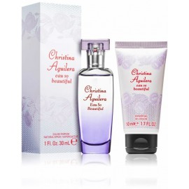 Christina Aguilera Eau So Beautiful rinkinys moterims (EDP 30 ml. + dušo gelis 50 ml.)