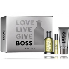 Hugo Boss Bottled rinkinys vyrams ( 100 ml. EDT + 100 ml. dušo gelis + 10 ml. EDT)