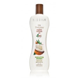 Biosilk Silk Therapy Coconut Moisturizing Shampoo увлажняющий шампунь