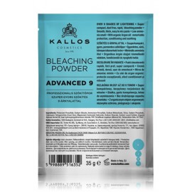 Kallos KJMN Advanced 9 Bleaching Powder plaukų balinimo milteliai