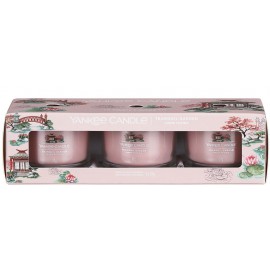 Yankee Candle Tranquil Garden набор ароматических свечей (3 шт. по 37 г)