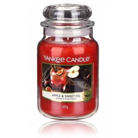 Yankee Candle Apple & Sweet Fig aromatinė žvakė