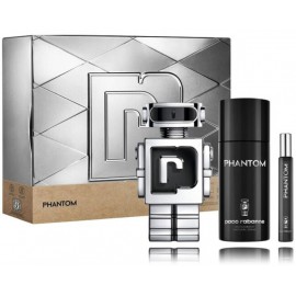 Paco Rabanne Phantom rinkinys vyrams (EDT 100 ml. + purškiamas dezodorantas 150 ml. + EDT 10 ml.)