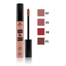 Essence Stay 8h Matte Liquid Lipstick skysti matiniai lūpų dažai