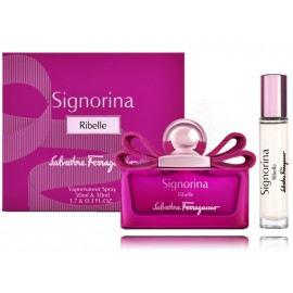 Salvatore Ferragamo Signorina Ribelle rinkinys moterims ( 50 ml. EDP + 10 ml. EDP)