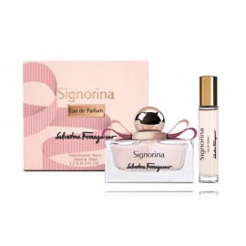 Salvatore Ferragamo Signorina rinkinys moterims ( 50 ml. EDP + 10 ml. EDP)