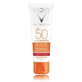 Vichy Capital Soleil Anti-Ageing 3-in-1 солнцезащитный крем для лица