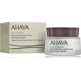 Ahava Time to Smooth Age Control Even Tone Sleeping Cream gaivinantis naktinis veido kremas