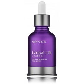 Skeyndor Global Lift Contour Elixir koreguojantis veido ir kaklo serumas