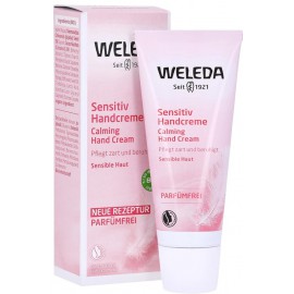 Weleda Sensitiv Calming Hand Cream bekvapis rankų kremas jautriai odai