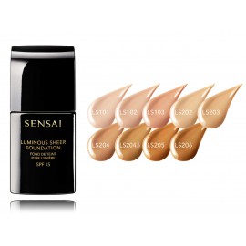 Kanebo Sensai Luminous Sheer Foundation SPF15 skystas makiažo pagrindas