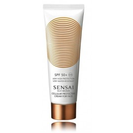 Sensai Silky Bronze Cellular Protective SPF50+ vandeniui atsparus apsauginis veido kremas nuo saulės