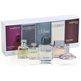 Calvin Klein miniatiūrų rinkinys (EDP 4ml. + EDP 5ml. + 3 vnt. x EDT 10ml.)