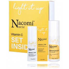 Nacomi Next Level Vitamin C rinkinys veido priežiūrai ( 100 ml. tonikas + 30 ml. serumas )