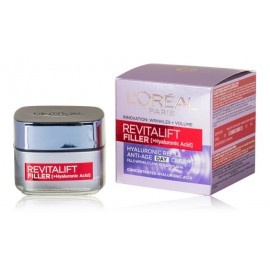 Loreal RevitaLift Filler dieninis veido kremas nuo raukšlių 50 ml.