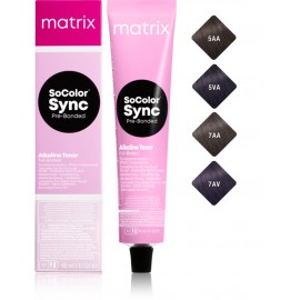 Matrix Color Sync Power Cools šalto atspalvio profesionalūs plaukų dažai 90 ml.