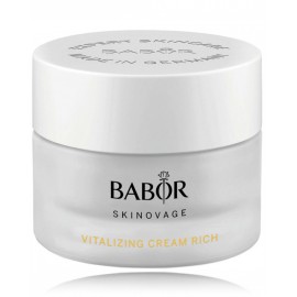 Babor Skinovage Vitalizing Cream Rich gaivinantis kremas pavargusiai veido odai