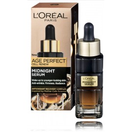 L'oreal Age Perfect Cell Renew Midnight Serum serumas veido odai