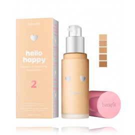 Benefit Hello Happy Flawless Brightening Foundation SPF15 makiažo pagrindas