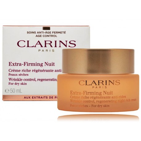 Clarins Extra Firming Nuit atkuriamasis naktinis veido kremas sausai odai