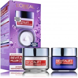 L'oreal Revitalift Filler HA rinkinys (dieninis kremas 50 ml. + naktinis kremas 50 ml.)