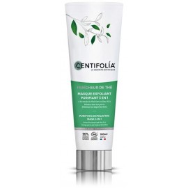 Centifolía Fraicheur Purifying Exfoliating Mask 3-In-1 šveičiamoji veido kaukė su žaliosios arbatos ekstraktu riebiai ir mišriai odai