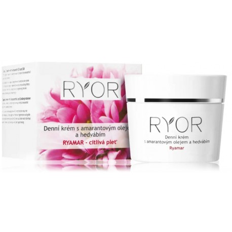 Ryor Ryamar Day Cream With Amaranth Oil And Silk glotninantis dieninis veido kremas