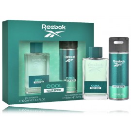 Reebok Cool Your Body rinkinys vyrams (100 ml. EDT + 150 ml. purškiamas dezodorantas)