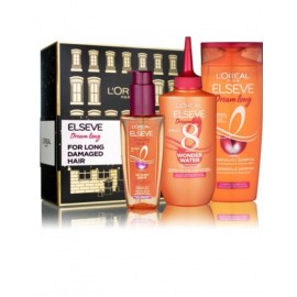 Loreal Elseve Dream Long rinkinys ilgiems plaukams (250 ml. šampūnas + 250 ml. kondicionierius + 100 ml. serumas plaukams)