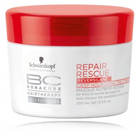 Schwarzkopf Professional BC Bonacure Peptide Repair Rescue Deep Nourishing atkuriamoji kaukė plaukams 200 ml.