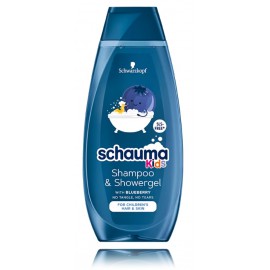 Schwarzkopf Schauma Kids Blueberry Shampoo & Shower Gel šampūnas ir dušo gelis vaikams