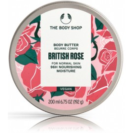 The Body Shop British Rose Body Butter kūno sviestas normaliai odai