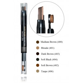 Revlon Colorstay Browlights dviejų atspalvių pieštukas antakiams su šepetėliu