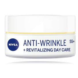 Nivea Anti-Wrinkle + Revitalising Day Cream 55+ jauninamasis veido kremas brandžiai odai