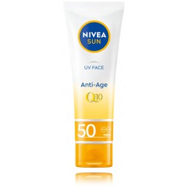 Nivea Q10 UV Face Anti-Age SPF50 apsauginis kremas veidui nuo raukšlių