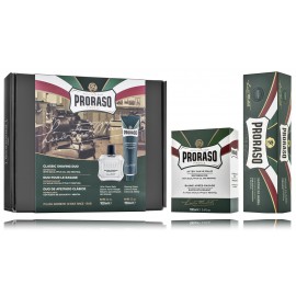 Proraso Classic Shaving Duo rinkinys vyrams (100 ml. balzamas po skutimosi + 150 ml. skutimosi kremas)